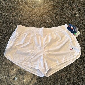 Champion wicking and anti -odor white shorts NWT